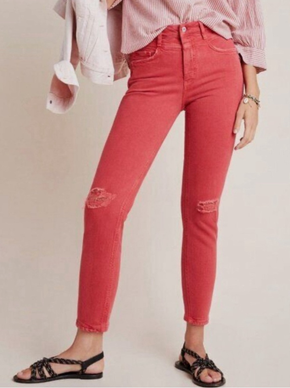 Anthropologie Pilcro High Rise Slim Jeans - 29 Petite